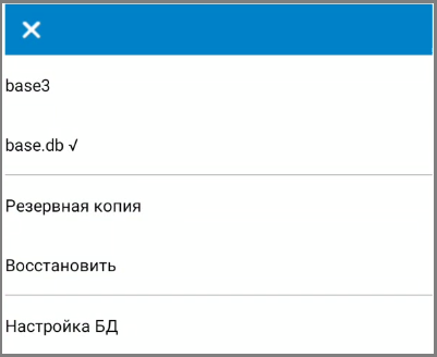 Список баз данных